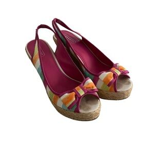 Coach Y2K Grace Women Wages Sandals Size 9.5